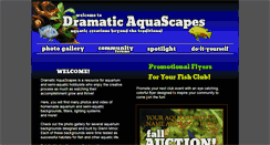 Desktop Screenshot of dramaticaquascapes.com